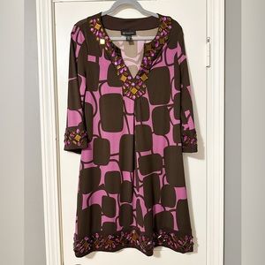 Tunic Dress with Jewel detail